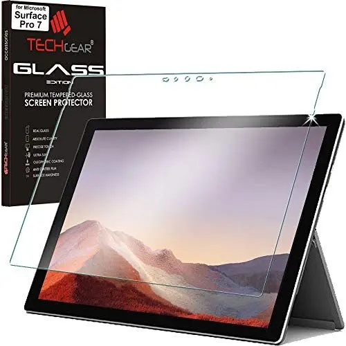 Produktbild: TECHGEAR Matt Schutzfolie kompatibel mit Microsoft Surface Pro 7 / Pro 7 Plus - MATTE Glas Edition Genuine Tempered Glas Screen Protector Guard Cover