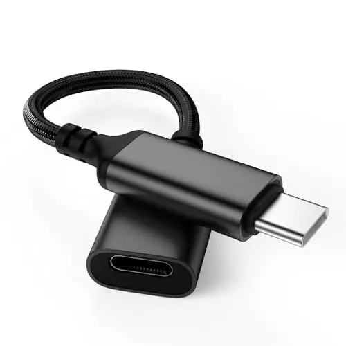 Produktbild: TechMatte Adapter für Lightning auf USB C Kopfhörer für iPhone 15-Serie, USB C Lightning-Audio-Klinkenadapter mit Smart-DAC-Chip, Unterstützt Hi-Fi-Audioqualität (Laden Nicht Unterstützt), 1 Packung