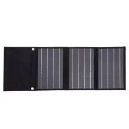 Produktbild: Technaxx 21W Solar Ladegerät mit USB Anschluss für das Handy, Powerbank, Tablet, andere - Perfekt für Wanderungen, Camping und Outdoor - Solar Ladetasche TX-207