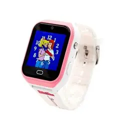 Produktbild: Technaxx Bibi und Tina 4G Kids-Watch Uhr für Mädchen mit lustigen Bibi & Tina Filtern die mit der integrierten Kamera gemacht Werden. Chat, Videoanrufe, Video, Kamera, Fitness & Körpertemperatur, Rosa