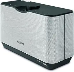 Produktbild: TechniSat AUDIOMASTER MR2 – 60 Watt ELAC WLAN-Lautsprecher und Internetradio (mit UPnP/DLNA Audiostreaming, Multiroom Speaker zum Abspielen von Internetradio, Spotify und Bluetooth) schwarz/silber