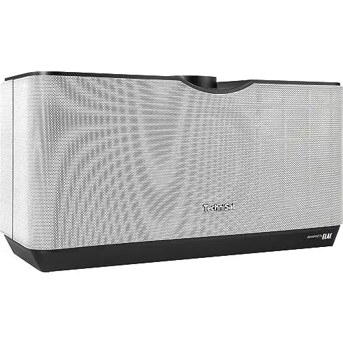 Produktbild: TechniSat AUDIOMASTER MR3 – 90 Watt ELAC WLAN-Lautsprecher und Internetradio (mit UPnP/DLNA Audiostreaming, Multiroom Speaker zum Abspielen von Internetradio, Spotify und Bluetooth) schwarz/silber