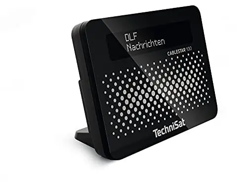 Produktbild: TechniSat CABLESTAR 100 - DVB-C Radio Tuner, Kabelradio, Radio für digitales Kabelfernsehen von Vodafone, Unitymedia usw. (zur Aufrüstung einer vorhandenen Musik-Anlage) schwarz