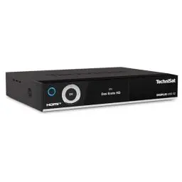 Produktbild: TechniSat DIGIPLUS UHD S2-4K Sat Receiver mit alphanumerischem Display und Twin Tuner (DVB-S/DVB-S2, HEVC, H.265, PVR Aufnahmefunktion, WLAN, LAN, CI+, USB, OLED) schwarz