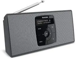 Produktbild: TechniSat DIGITRADIO 2 S - Tragbares DAB Stereo-Radio mit Akku (DAB+, UKW, Bluetooth Audiostreaming, OLED Display, Kopfhöreranschluss, Stereo 2 W RMS) schwarz/silber