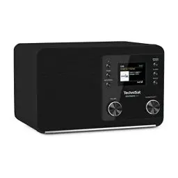Produktbild: TechniSat DIGITRADIO 307 BT – DAB+ Radio mit BestTune (DAB, UKW, AUX in, Bluetooth-Audiostreaming, Kopfhöreranschluss, Favoritenspeicher, Wecker, Sleeptimer, Uhr-/Datumsanzeige, 5W RMS Mono) schwarz