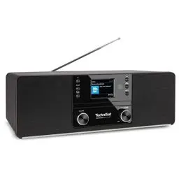 Produktbild: TechniSat DIGITRADIO 370 CD BT - Stereo Digitalradio (DAB+, UKW, CD-Player, Bluetooth, Farbdisplay, USB, AUX, Kopfhöreranschluss, Kompaktanlage, Wecker, 10 Watt, Fernbedienung) schwarz