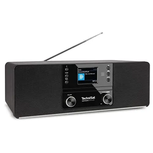 Produktbild: TechniSat DIGITRADIO 370 CD BT - Stereo Digitalradio (DAB+, UKW, CD-Player, Bluetooth, Farbdisplay, USB, AUX, Kopfhöreranschluss, Kompaktanlage, Wecker, 10 Watt, Fernbedienung) schwarz
