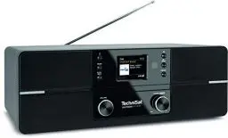 Produktbild: TechniSat Digitradio 371 CD BT - Stereo Digitalradio (DAB+, UKW, CD-Player, Bluetooth, Farbdisplay, USB, AUX, Kopfhöreranschluss, Kompaktanlage, Wecker, 10 Watt, Fernbedienung) schwarz