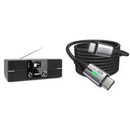 Produktbild: TechniSat DIGITRADIO 371 CD IR - Stereo Internetradio (DAB+ & INIU USB C Kabel