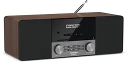 Produktbild: TechniSat DIGITRADIO 3 - Stereo DAB Radio Kompaktanlage (DAB+, UKW, CD-Player, Bluetooth, USB, Kopfhöreranschluss, AUX-Eingang, Radiowecker, OLED Display, 20 Watt RMS) nussbaum