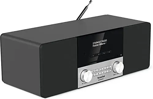 Produktbild: TechniSat DIGITRADIO 3 - Stereo DAB Radio Kompaktanlage (DAB+, UKW, CD-Player, Bluetooth, USB, Kopfhöreranschluss, AUX-Eingang, Radiowecker, OLED Display, 20 Watt RMS) schwarz