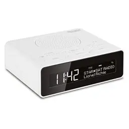 Produktbild: TechniSat DIGITRADIO 51 DAB+ Radiowecker (DAB, UKW, Uhrenradio, Wecker mit zwei einstellbaren Weckzeiten, Snooze-Funktion, Sleeptimer, dimmbares Display, Kopfhöreranschluss) weiß