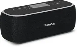 Produktbild: TechniSat DIGITRADIO BT 1 - tragbarer Bluetooth-Lautsprecher mit DAB+ Digitalradio (UKW, Uhr, Wecktimer, Favoritenspeicher, Freisprechfunktion, AUX-in, Direktwahltasten, Akku, 6 Watt) schwarz