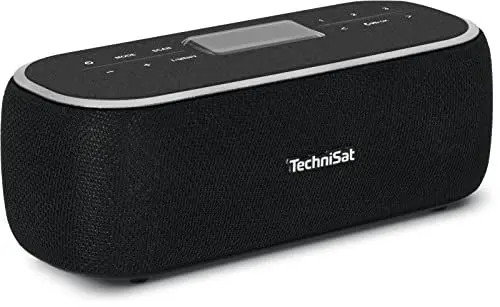 Produktbild: TechniSat DIGITRADIO BT 1 - tragbarer Bluetooth-Lautsprecher mit DAB+ Digitalradio (UKW, Uhr, Wecktimer, Favoritenspeicher, Freisprechfunktion, AUX-in, Direktwahltasten, Akku, 6 Watt) schwarz