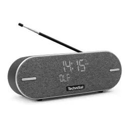 Produktbild: TechniSat DIGITRADIO BT 2 - tragbarer Premium-Bluetooth-Lautsprecher mit DAB+ Digitalradio (UKW, Uhr, Wecktimer, Wasserabweisendes Gehäuse, Favoritenspeicher, AUX-in, Akku, 20 Watt) anthrazit
