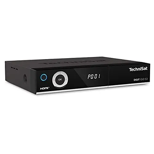 Produktbild: TechniSat DIGIT ISIO S3 - HD Sat-Receiver mit Twin-Tuner (HDTV, DVB-S2, PVR Aufnahmefunktion via USB oder im Netzwerk, HbbTV, CI+, HDMI) schwarz