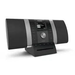Produktbild: TechniSat MULTYRADIO 4.0 - Internetradio (WLAN Radio, DAB+, UKW, Spotify, Bluetooth, CD-Player, USB, Farbdisplay, Musikstreaming, 2 x 10 Watt Stereo Lautsprecher) schwarz/silber