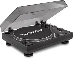 Produktbild: TechniSat TECHNIPLAYER LP 300 - Profi-USB-DJ-Plattenspieler (mit Scratch-Funktion und Digitalisierungsfunktion, Drehzahl: 33/45 U/min, Quarzgesteuerter Direktantrieb) schwarz