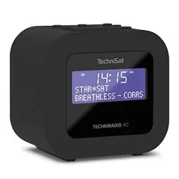 Produktbild: TechniSat TECHNIRADIO 40 - DAB+ Radiowecker (DAB, UKW, Wecker mit zwei einstellbaren Weckzeiten, Sleeptimer, Snooze-Funktion, dimmbares LCD Display, USB Ladefunktion) schwarz