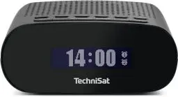 Produktbild: TechniSat TECHNIRADIO 50 - Kompakter Radiowecker (DAB+, UKW Wecker mit großem LCD-Display, Dual-Alarm, Kopfhöreranschluss, 1 Watt, USB-Netzteil) schwarz