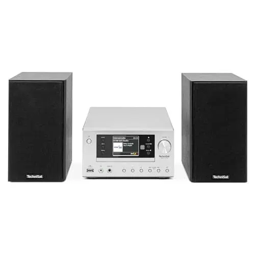 Produktbild: TechniSat VIOLA 710 CD IR - kompakte Hi-Fi-Anlage (Internetradio, DAB+, UKW, CD-Player, Bluetooth, 2x 20 Watt RMS Stereo-Boxen, Kopfhöreranschluss, Wecker, Sleeptimer, Kompaktanlage, Fernbedienung)