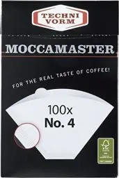 Produktbild: Technivorm Moccamaster 85022 Moccamaster #4 Weißpapierfilter, Einheitsgröße, Weiß