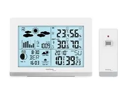 Produktbild: Technoline WS6762weiß Funkwetterstation WS6762 mit Außensender, weiß
