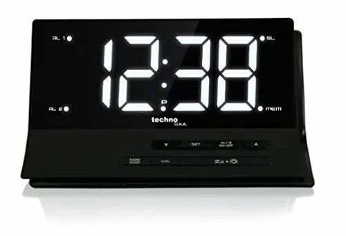 Produktbild: Technoline wt 482 Funkwecker, Kunststoff, Schwarz