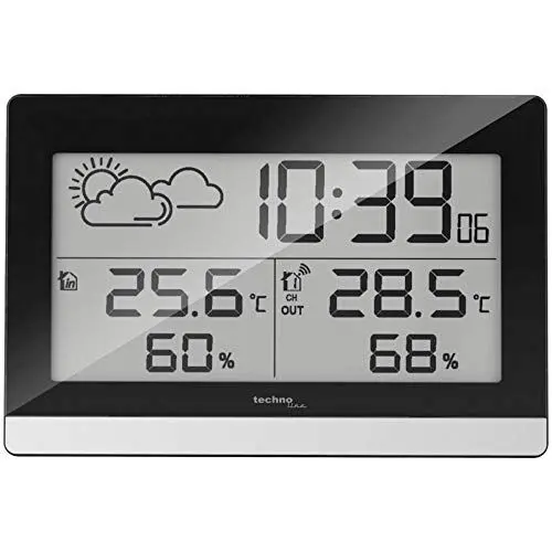 Produktbild: Technoline Wetterstation WS9255 inkl. Außensender TX205D-TH, Wettervorhersagen, Innentemperatur, Außentemperatur