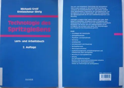 Produktbild: Technologie des Spritzgießens: Lern- und Arbeitsbuch