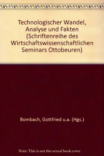 Produktbild: Technologischer Wandel - Analyse und Fakten