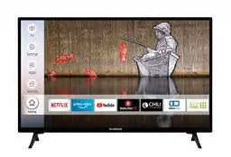 Produktbild: Techwood H32T60F 32 Zoll Fernseher/Smart TV (HD ready, HDR, LED, Triple-Tuner, WLAN, Prime Video, Netflix, HDMI, USB) (2022), Schwarz