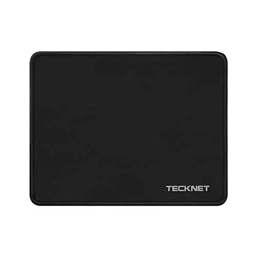 Produktbild: TECKNET Mauspad, 280 x 210 mm Gaming Mousepad mit Wasserdicht und Rutschfester Gummi für PC-Büro, Arbeit, Gaming, Studium, Laptop, Computer, Zuhause-Schwarz