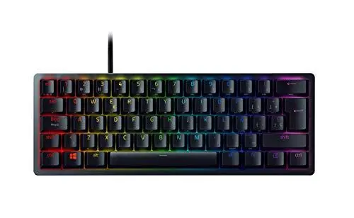 Produktbild: TECLADO RAZER HUNTSMAN MINI PURPLE SWITCH (ESPAÑOL) (RZ03-03392900-R311)