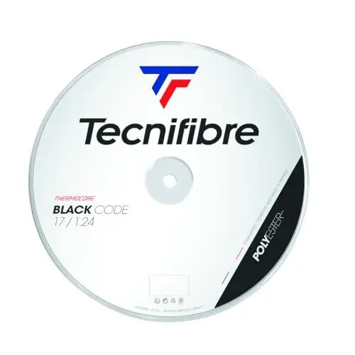 Produktbild: Tecnifibre Black Code 200M Tennis Saitenrolle Monofil Schwarz 1,18