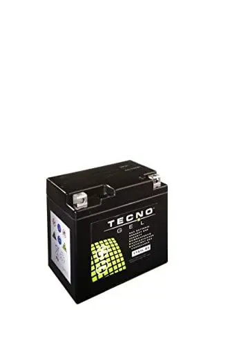 Produktbild: TECNO-GEL Motorrad-Batterie für YTX5L-BS, 12V Gel-Batterie 6Ah statt 5Ah (DIN 50412), 113x69x105 mm