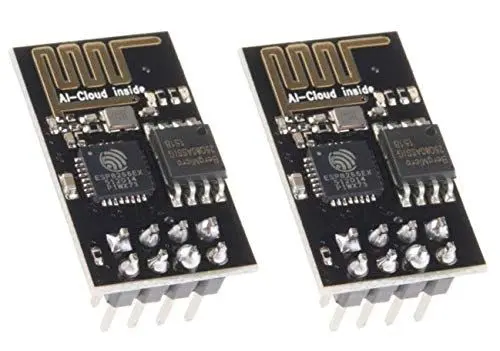 Produktbild: TECNOIOT 2 stücke DIY Arduino ESP8266 Wireless WiFi Transceiver Modul Serie ESP-01 Kompatibel mit RPi/AVR/ARM