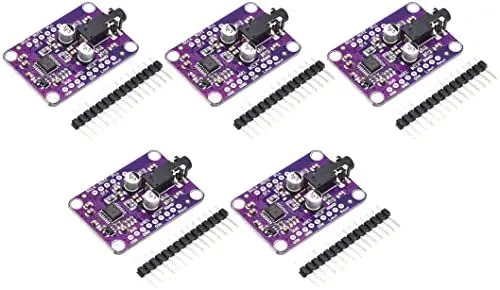 Produktbild: TECNOIOT 5 STÜCKE CJMCU-1334 DAC-Modul UDA1334A I2S DAC Stereo-Audio-Decoder-Modulplatine
