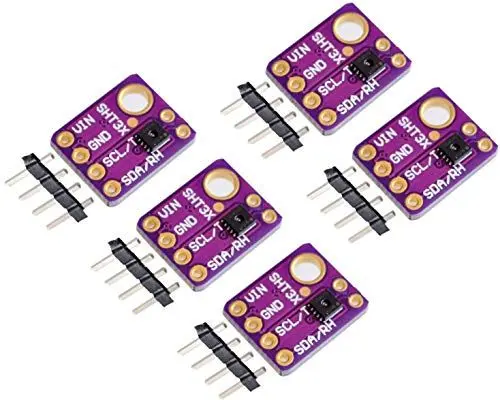 Produktbild: 5pcs sht31 temperatura de tuberías & sht31-d Humidity Sensor módulos Breakout Weather