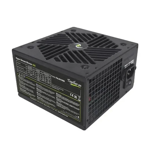 Produktbild: Tecnoware Power Systems ATX Netzteil Hyper Stream Bronze 400W für erweiterte PCs mit NVIDIA GeForce GTX - RTX Grafikkarte, leiser Lüfter, PCI-E Anschlüsse, CPU 4+4, SATA, Molex