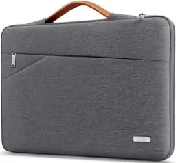 Produktbild: TECOOL 14 Zoll Laptop Tasche Hülle Laptoptasche für 14 Zoll Lenovo HP Dell Acer Asus Notebook Chromebook, Tasche 15,3 MacBook Air M4 M3 M2 Wasserdicht Notebooktasche Stoßfestes Schutzhülle,Dunkelgrau