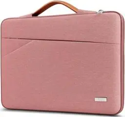 Produktbild: TECOOL 14 Zoll Laptop Tasche Hülle Laptoptasche für 14 Zoll Lenovo HP Dell Acer Asus Notebook Chromebook, Tasche 15,3 MacBook Air M3 M2 Wasserdicht Notebooktasche Stoßfestes Schutzhülle, Rosa