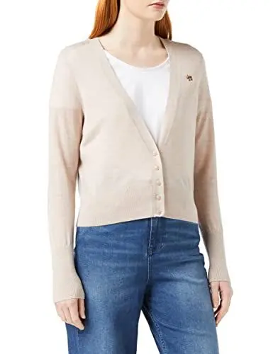 Produktbild: Ted Baker Damen aiyleen-Merino Low v Cardi Strickjacke, Camel, 42