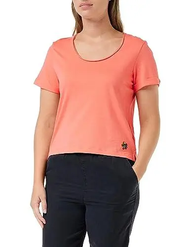 Produktbild: Ted Baker Damen miarna U-Ausschnitt, einfach zu tragen T-Shirt, Rose, Gr. 38 (Herstellergrösse: 3)