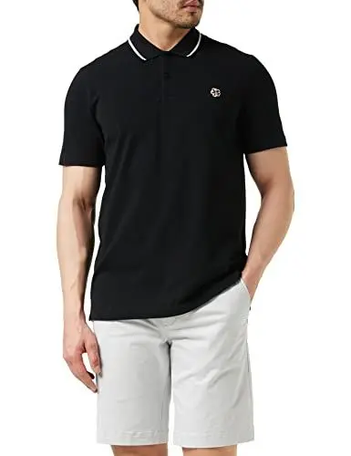 Produktbild: Ted Baker Herren Camdn Polo Shirt in Black Hemd mit Button-Down-Kragen, 3XL