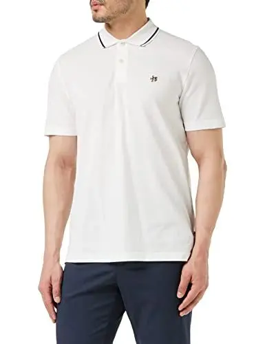 Produktbild: Ted Baker Herren Camdn Polo Shirt in White Hemd mit Button-Down-Kragen, M