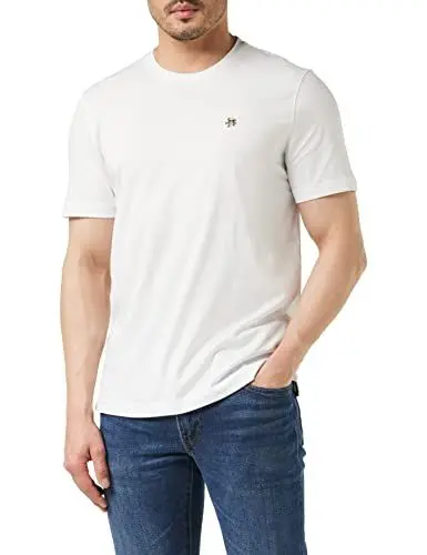 Produktbild: Ted Baker Herren Oxford-ss T-Shirt, weiß, XXL