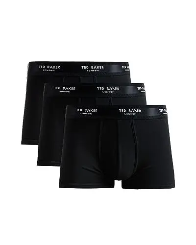 Produktbild: Ted Baker Herren 3 Packungsstämme, Schwarz, S
