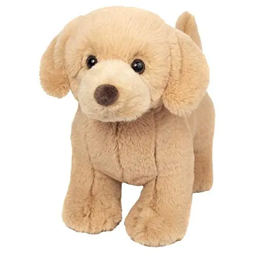 Produktbild: Teddy Hermann 91978 Golden Retriever Hund stehend 30 cm, Green Friends Kuscheltier, nachhaltiges Plüschtier mit recycelten Materialien